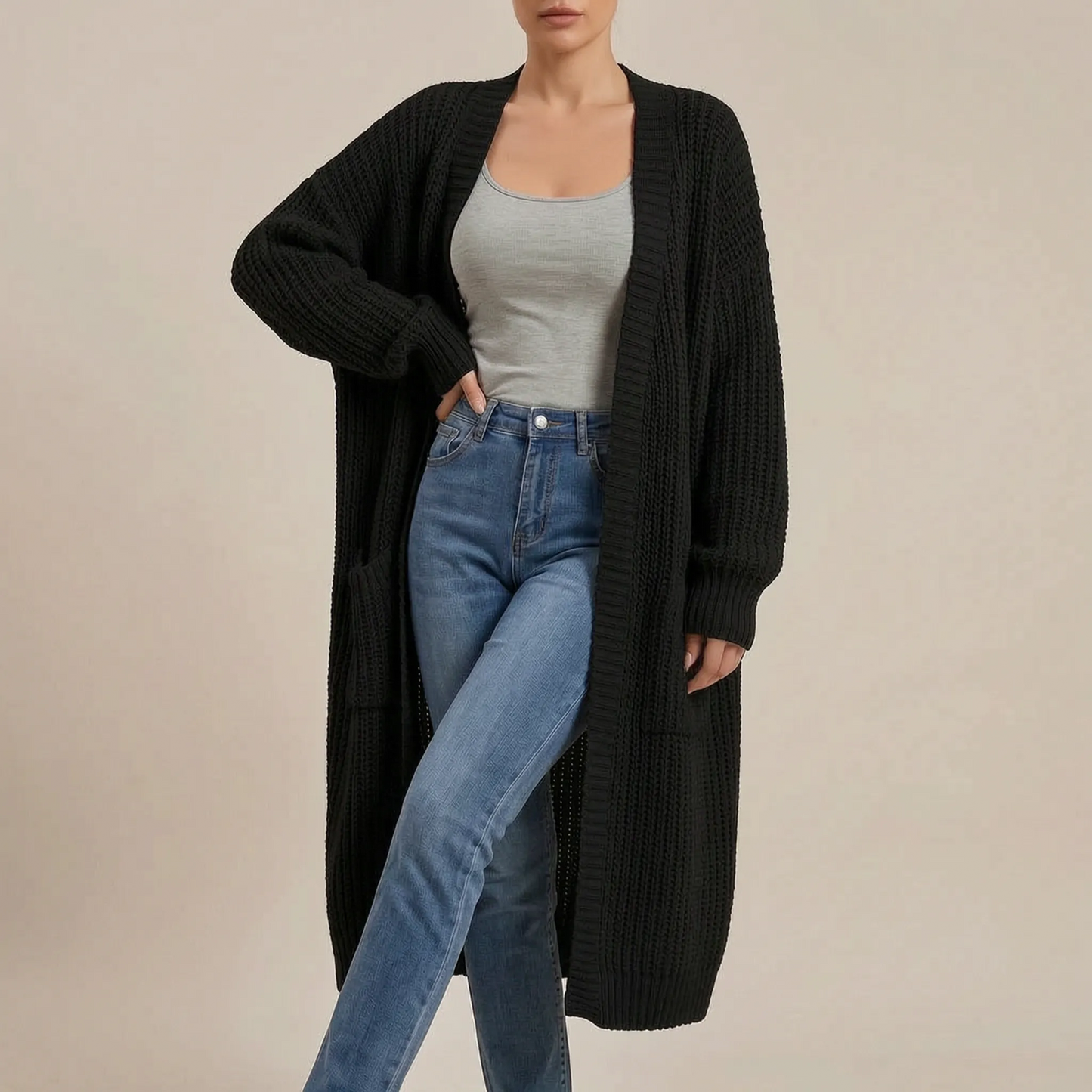 CardiLounge | Lange Strickjacke Für Damen