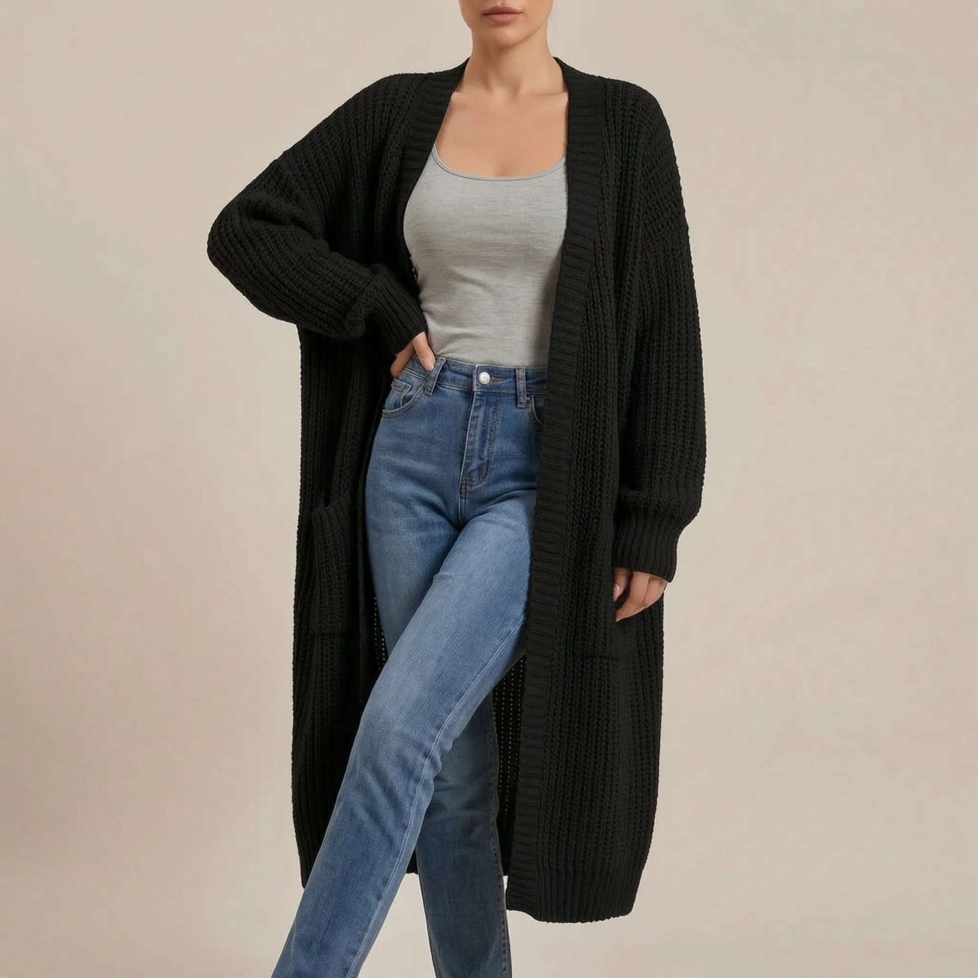 CardiLounge | Lange Strickjacke Für Damen