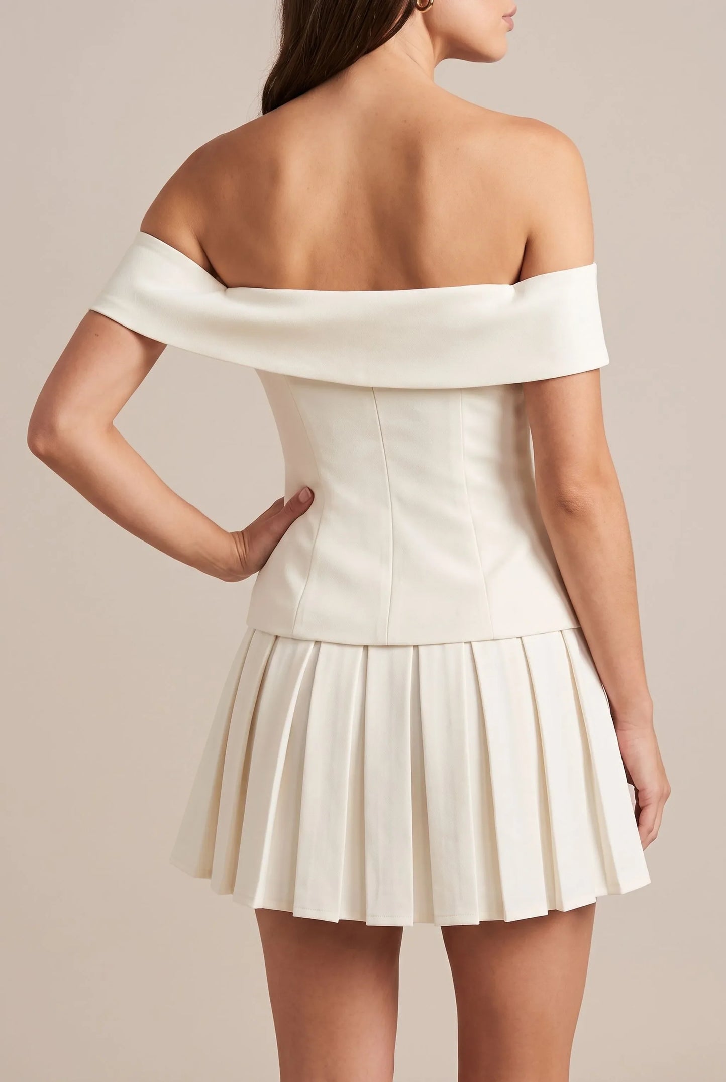 Celara | Eleganter Damen-Zweiteiler Mit Plissiertem Rock