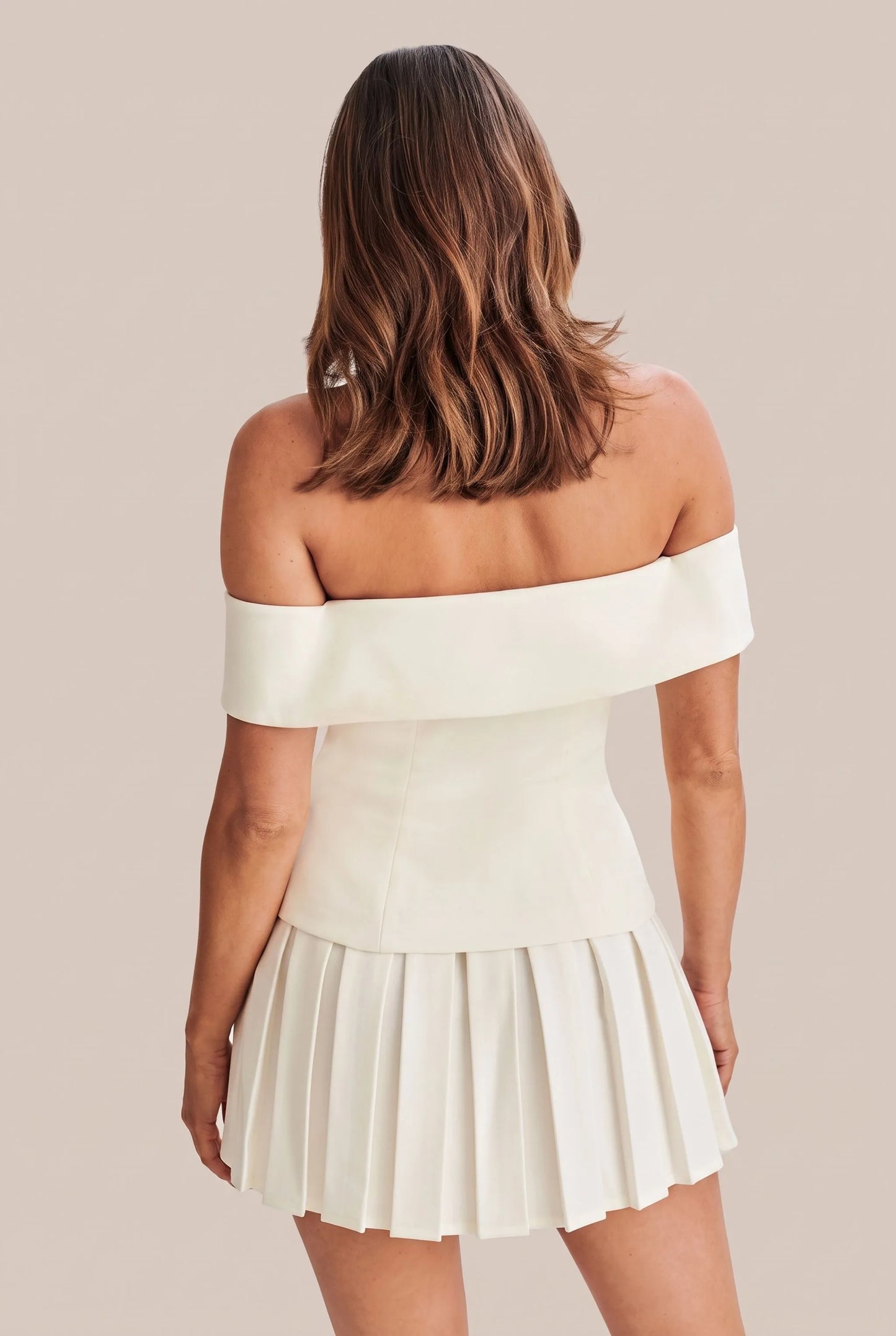 Celara | Eleganter Damen-Zweiteiler Mit Plissiertem Rock