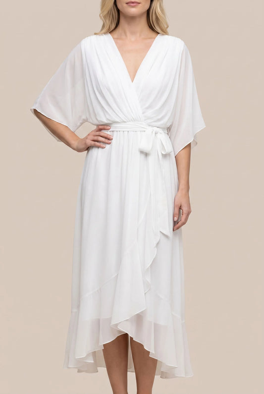 Celesta | Festliches Midikleid Mit Volantsaum