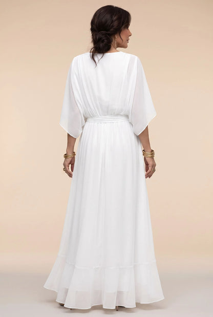 Celesta | Festliches Midikleid Mit Volantsaum