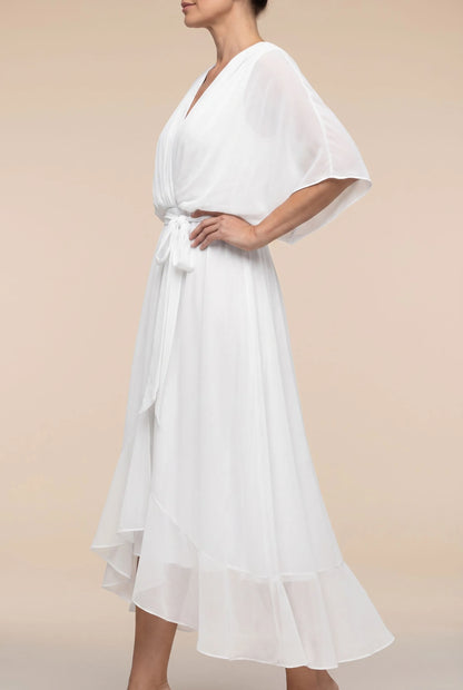 Celesta | Festliches Midikleid Mit Volantsaum