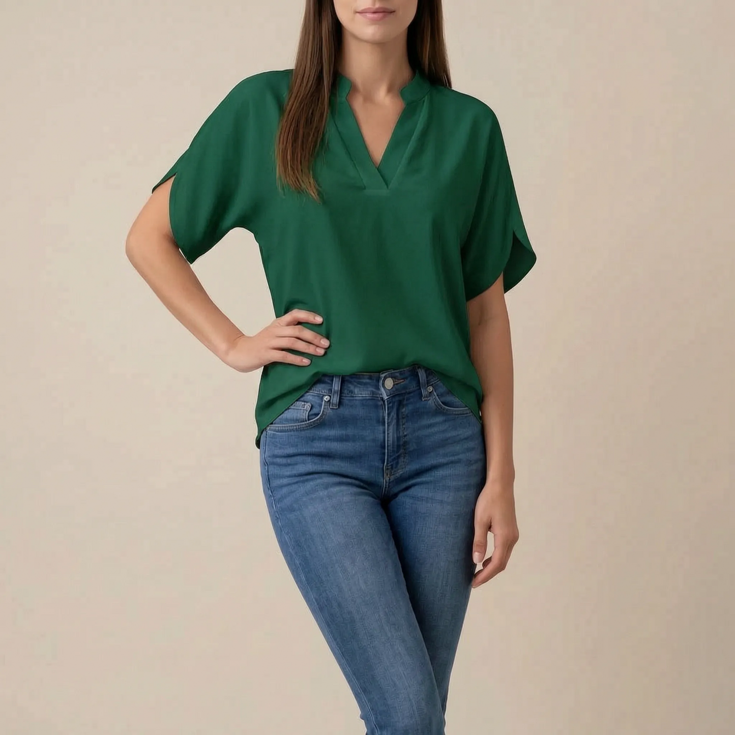 Celura | Elegante Weiße Damenbluse