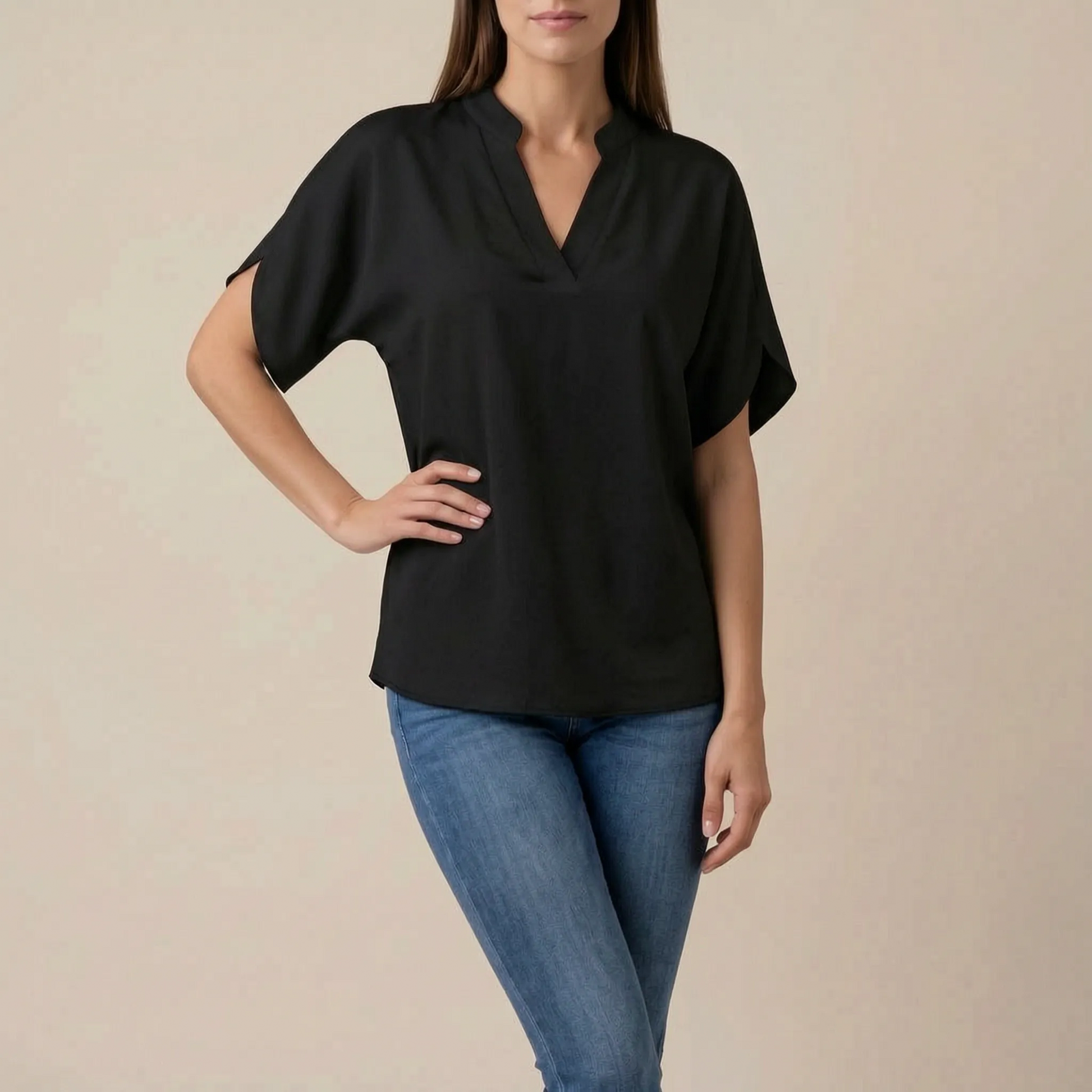 Celura | Elegante Weiße Damenbluse