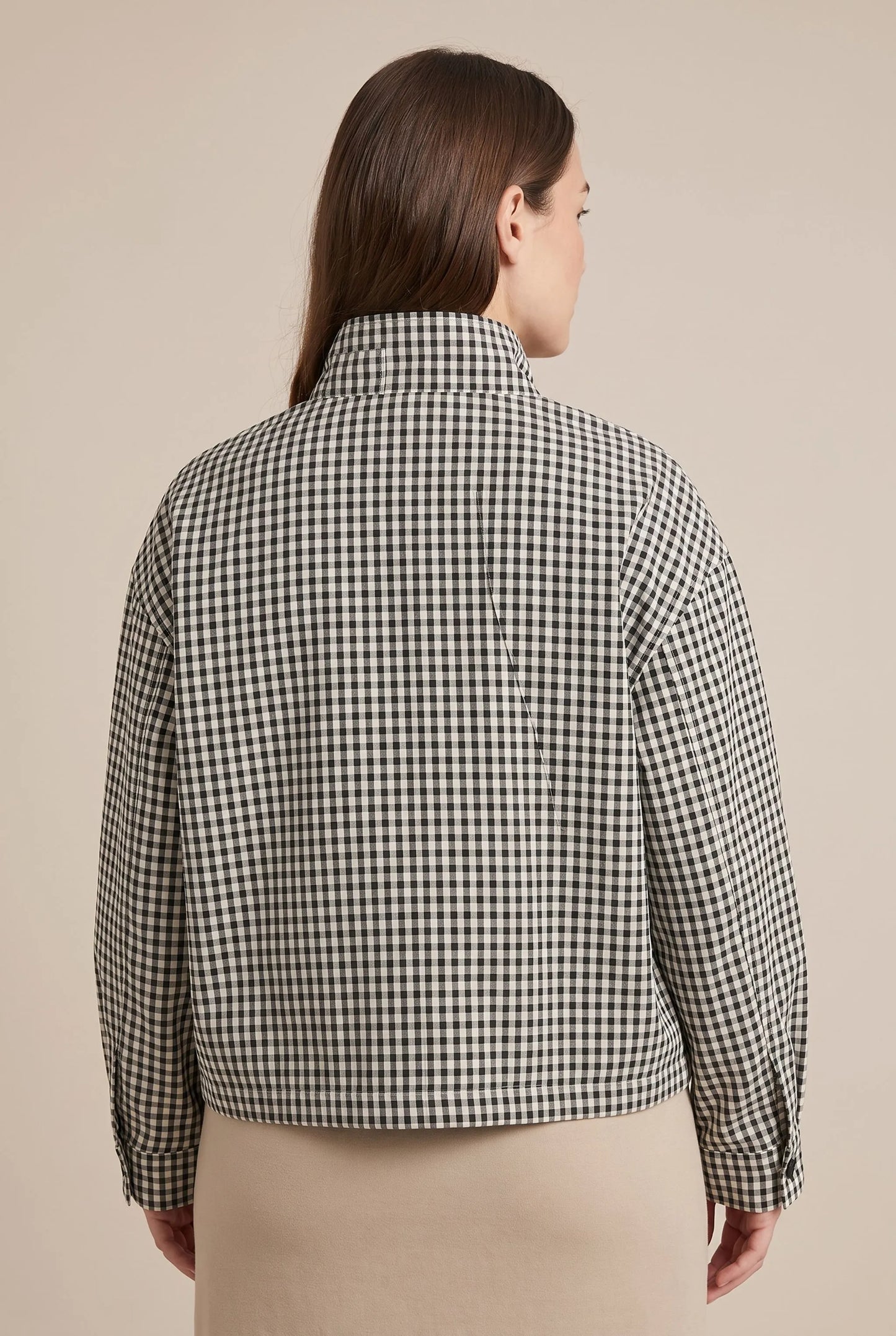 CheckVibes | Karierte Bomberjacke Damen