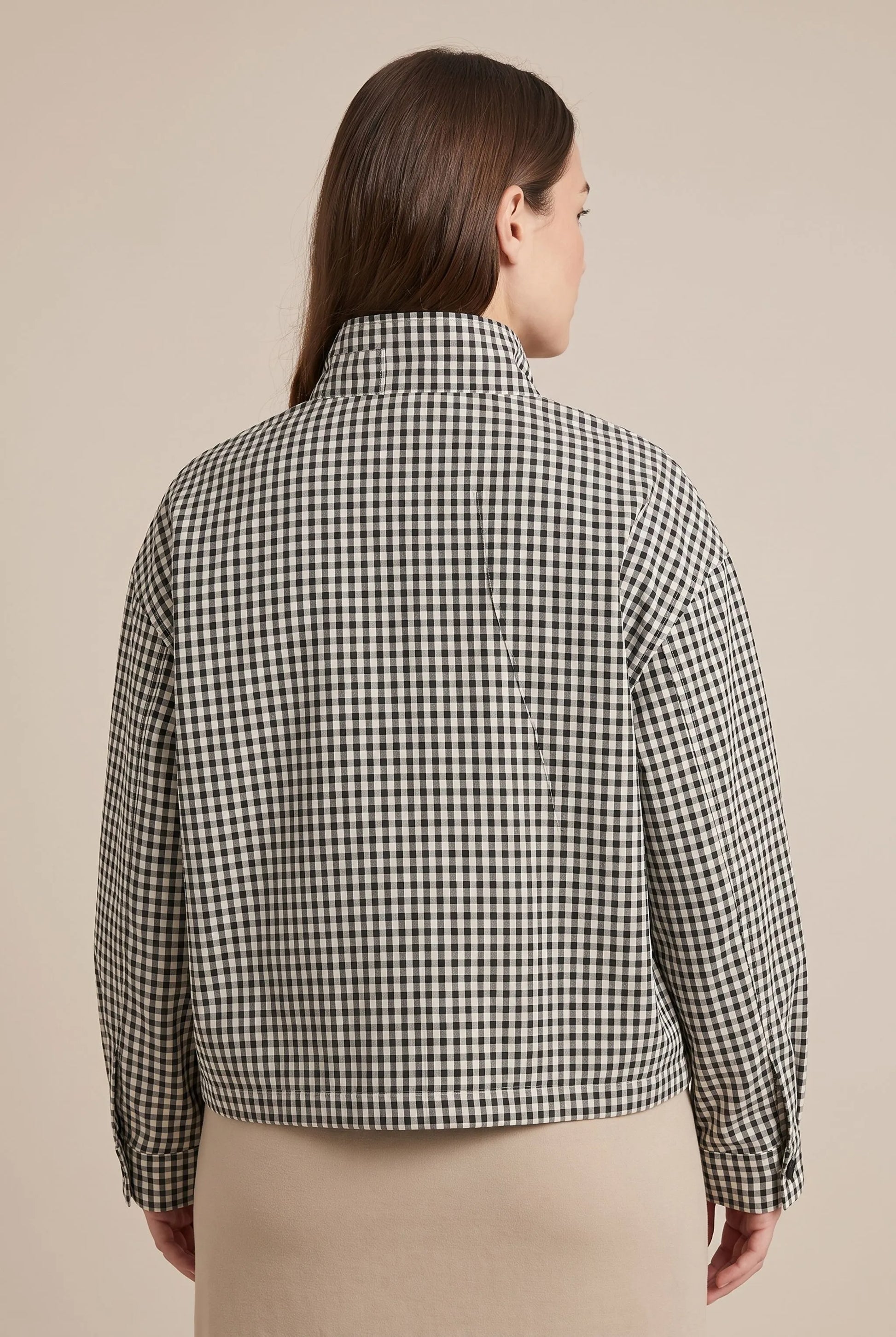 CheckVibes | Karierte Bomberjacke Damen
