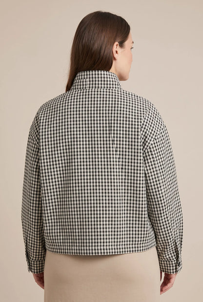 CheckVibes | Karierte Bomberjacke Damen