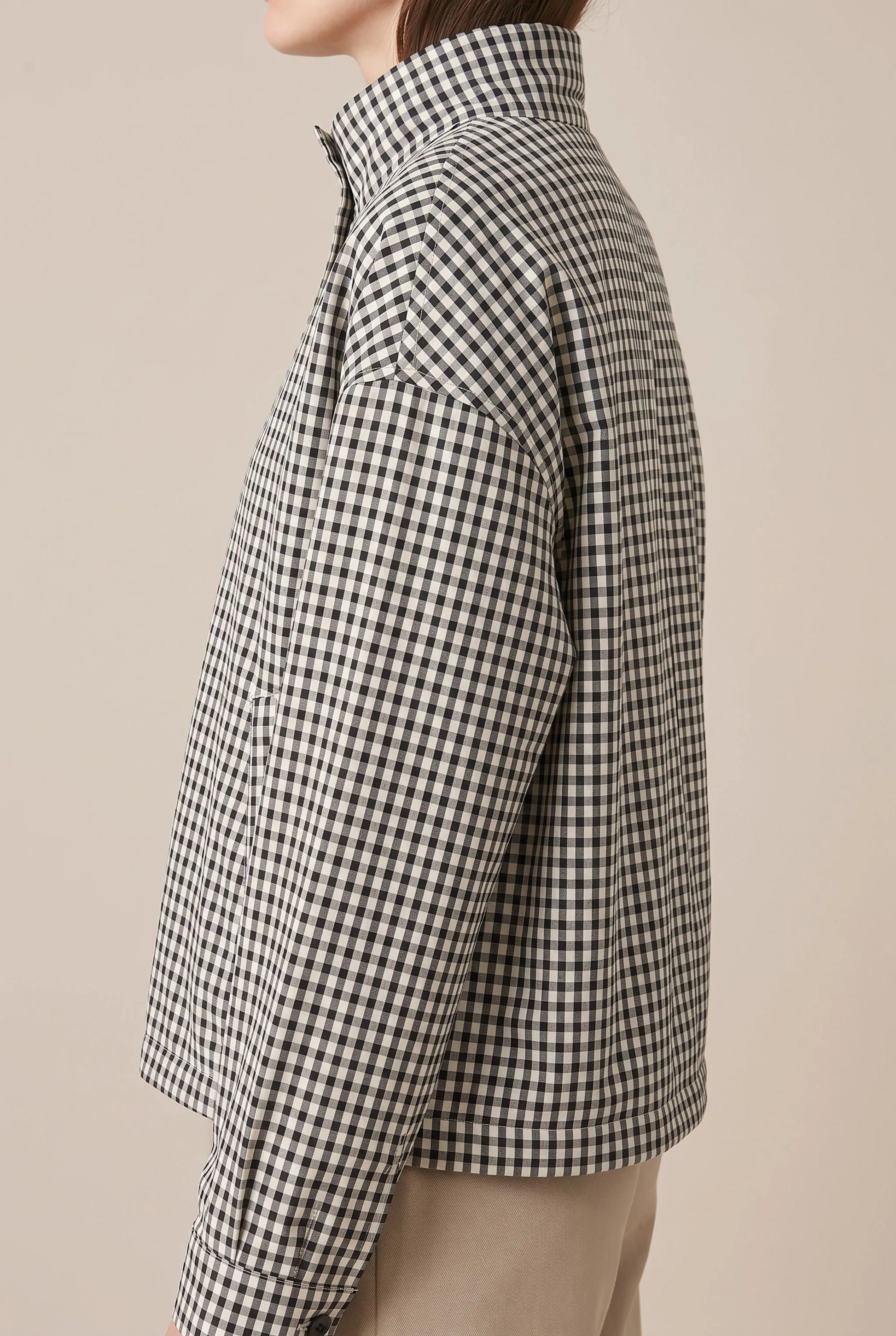 CheckVibes | Karierte Bomberjacke Damen
