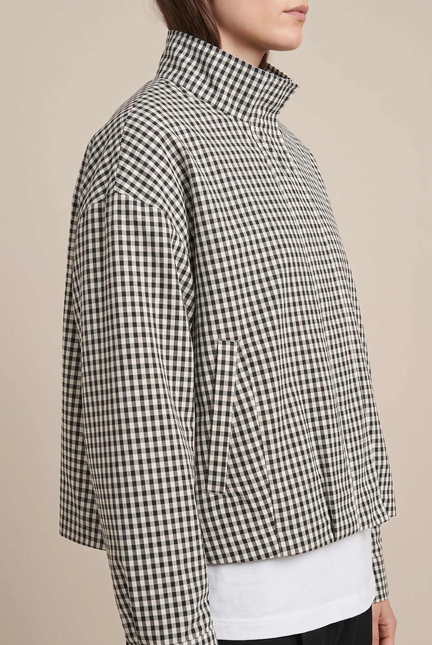 CheckVibes | Karierte Bomberjacke Damen