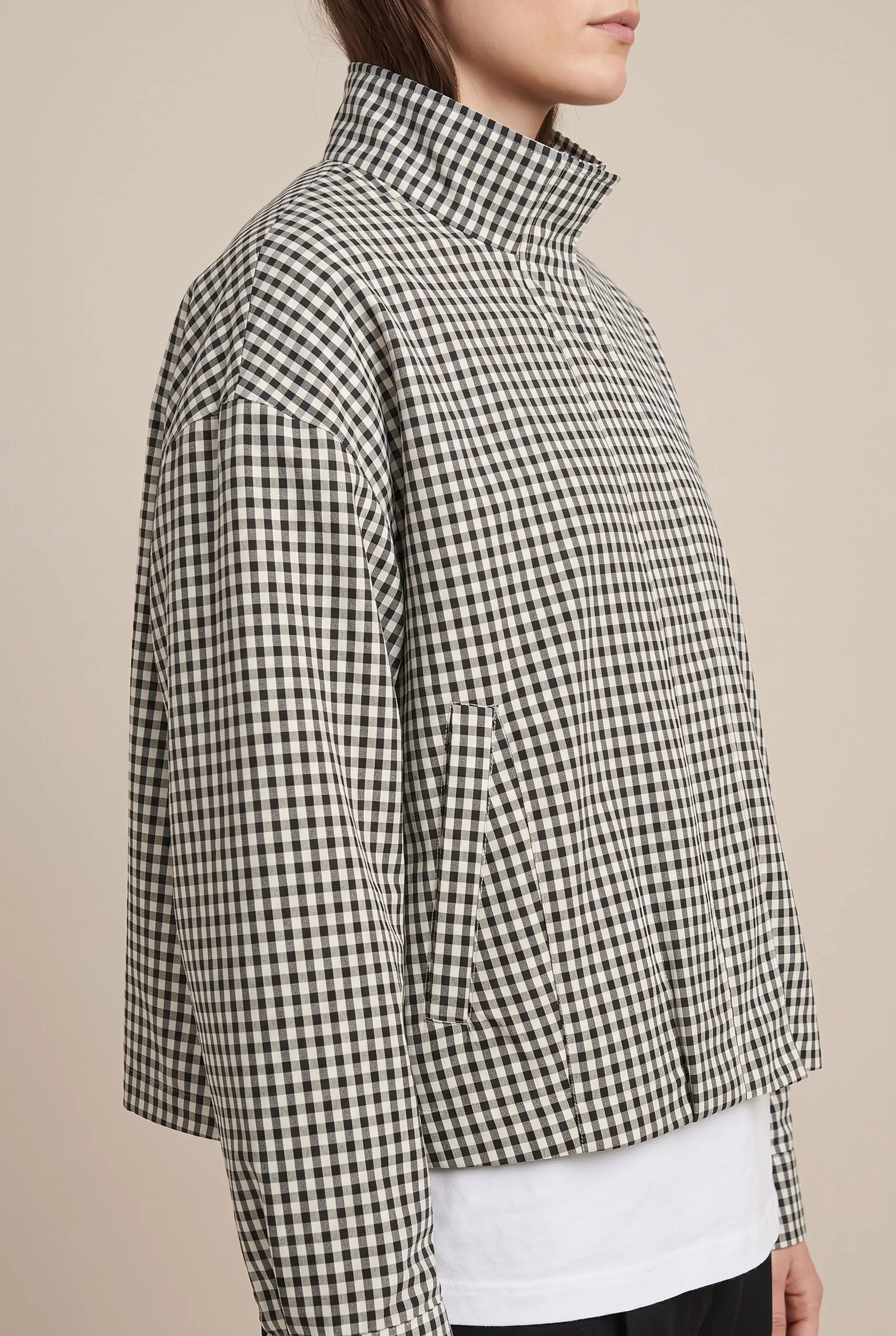 CheckVibes | Karierte Bomberjacke Damen