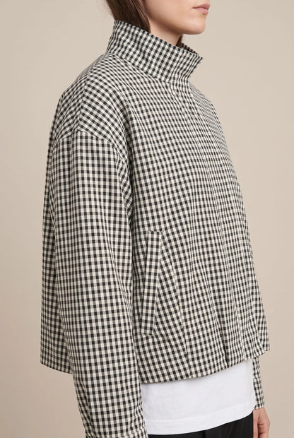 CheckVibes | Karierte Bomberjacke Damen