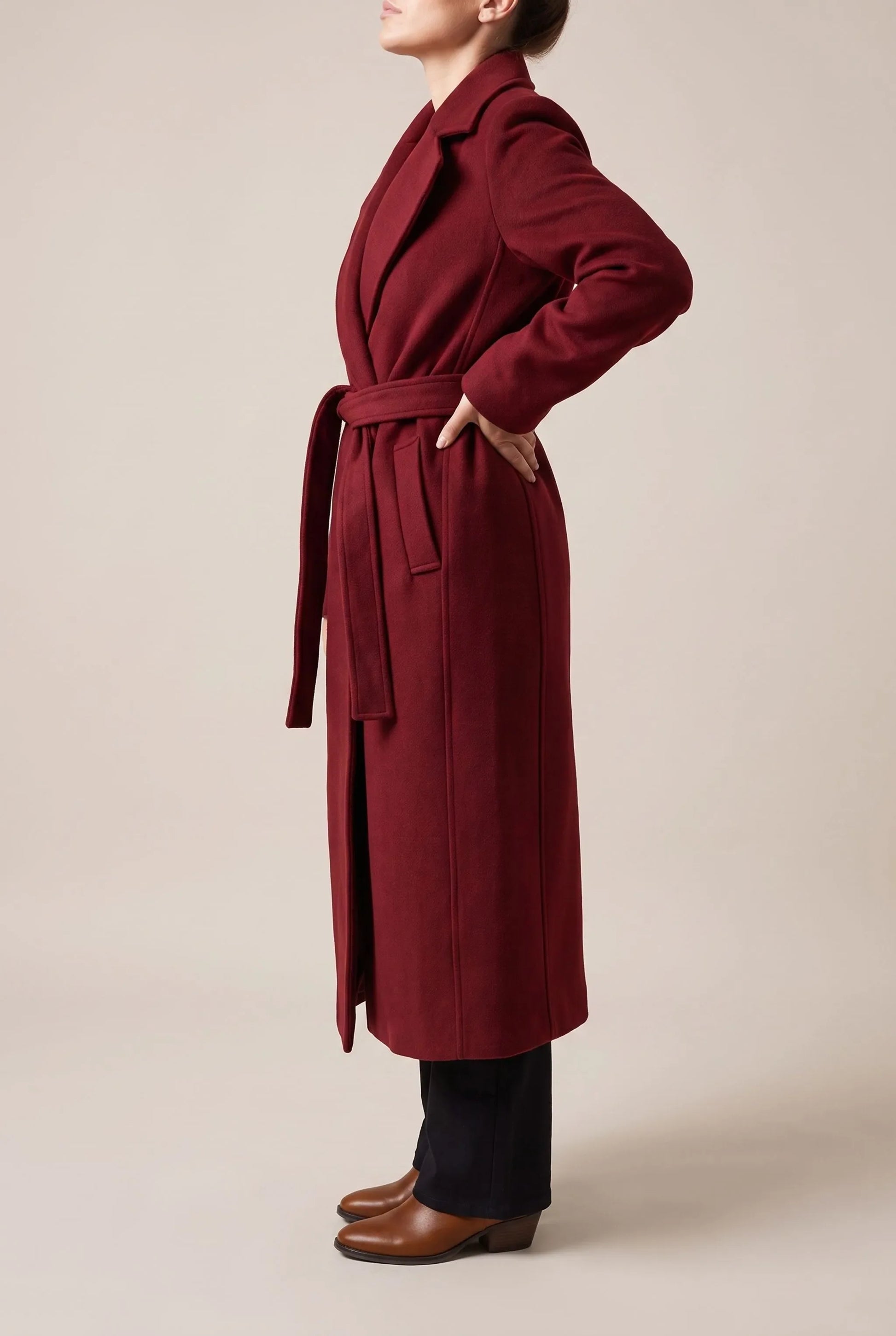 CityCoat | Langer Klassischer Damen Wintermantel