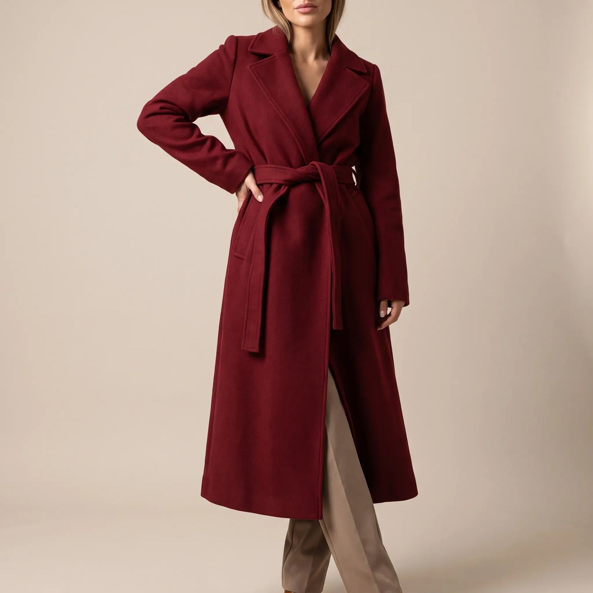 CityCoat | Langer Klassischer Damen Wintermantel