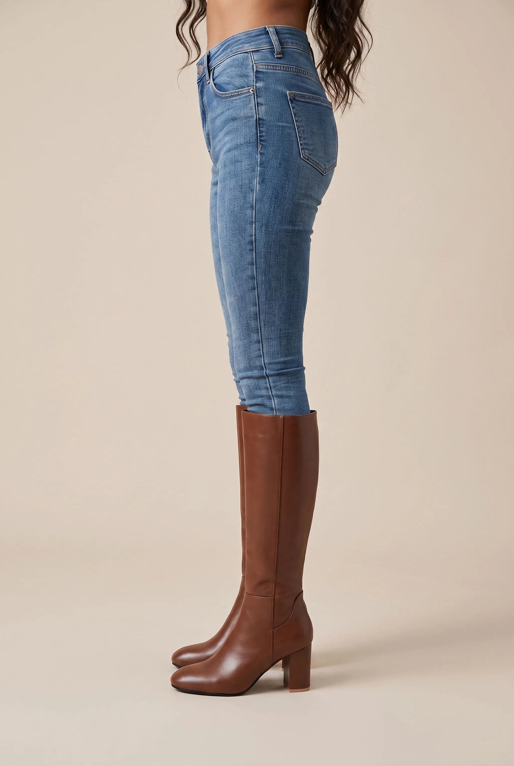 CityStrider | Hohe Damenstiefel Mit Absatz