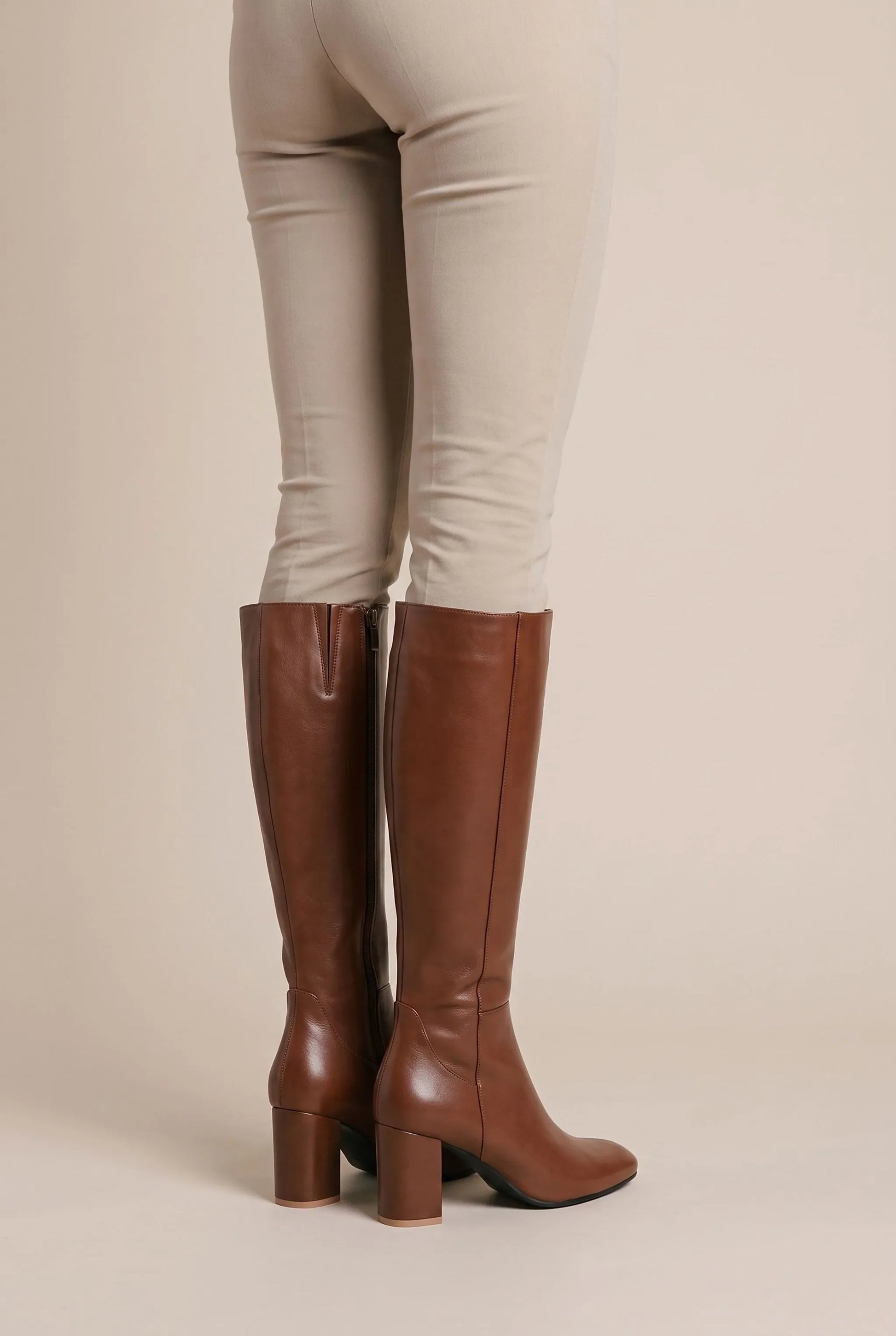 CityStrider | Hohe Damenstiefel Mit Absatz
