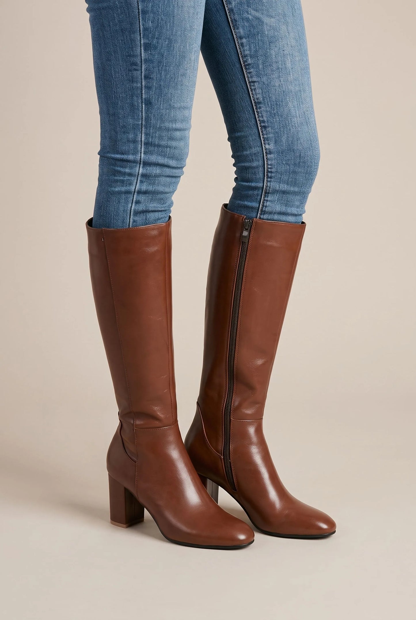 CityStrider | Hohe Damenstiefel Mit Absatz