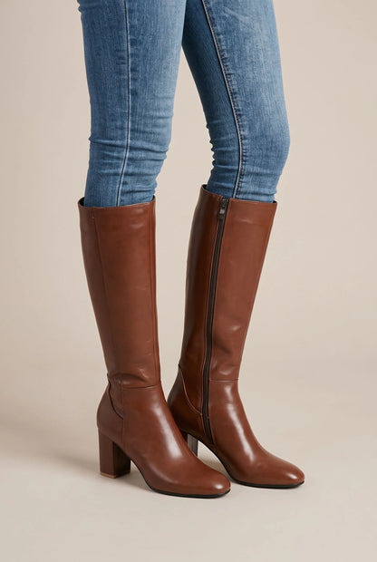 CityStrider | Hohe Damenstiefel Mit Absatz