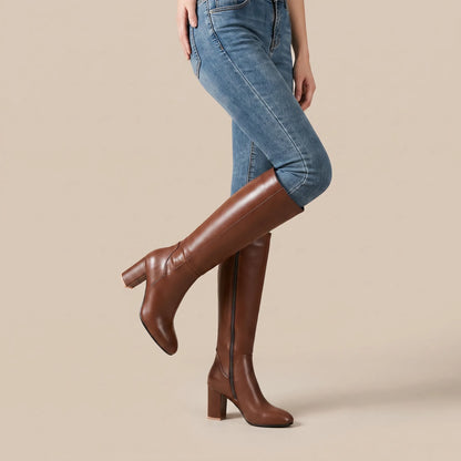 CityStrider | Hohe Damenstiefel Mit Absatz