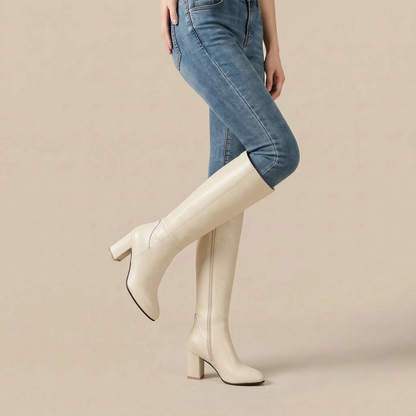 CityStrider | Hohe Damenstiefel Mit Absatz