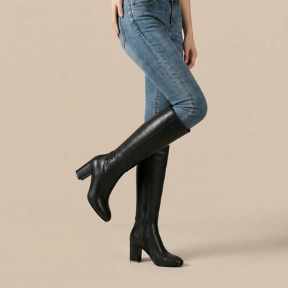 CityStrider | Hohe Damenstiefel Mit Absatz