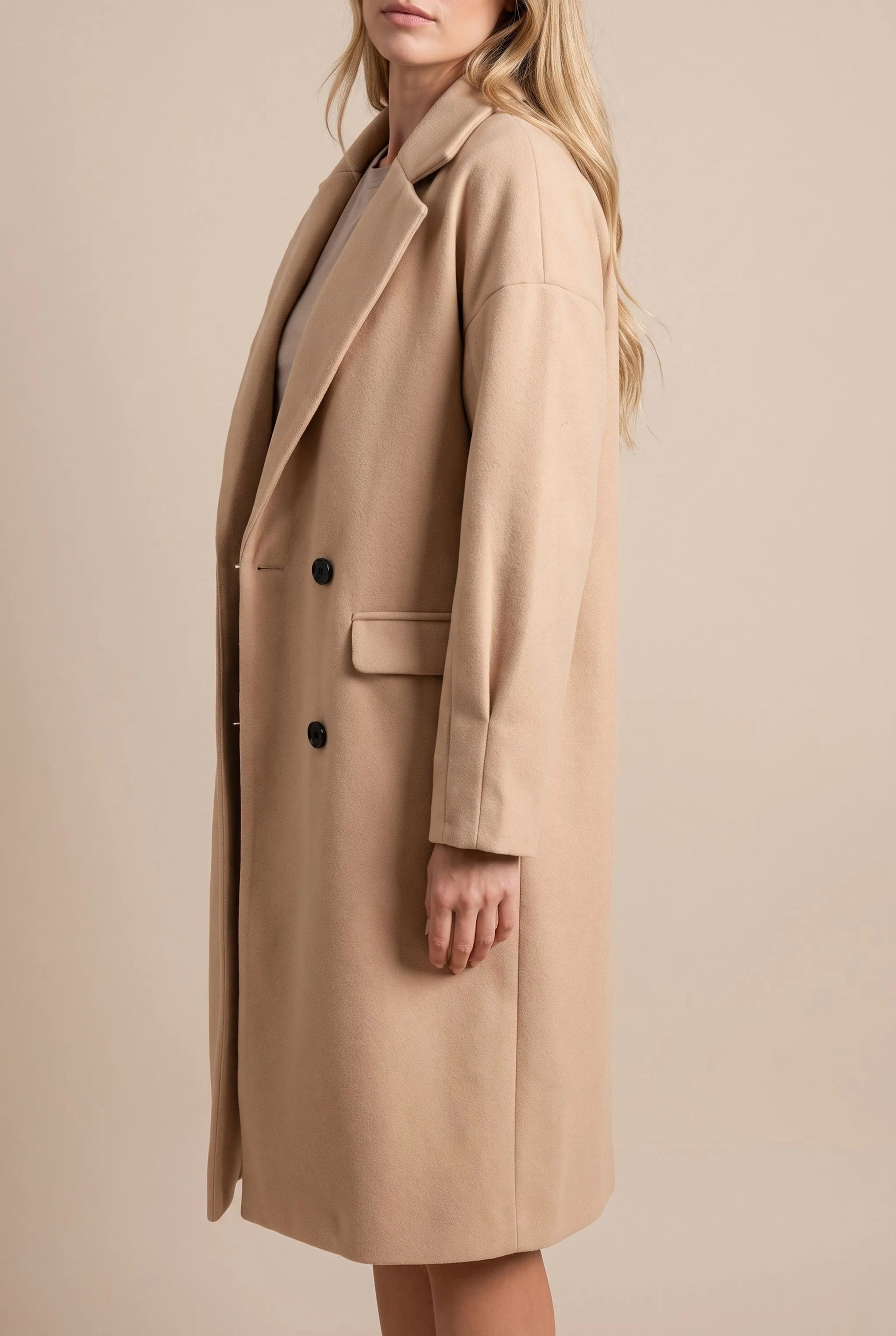 CityVibe | Klassischer Mittellanger Trenchcoat