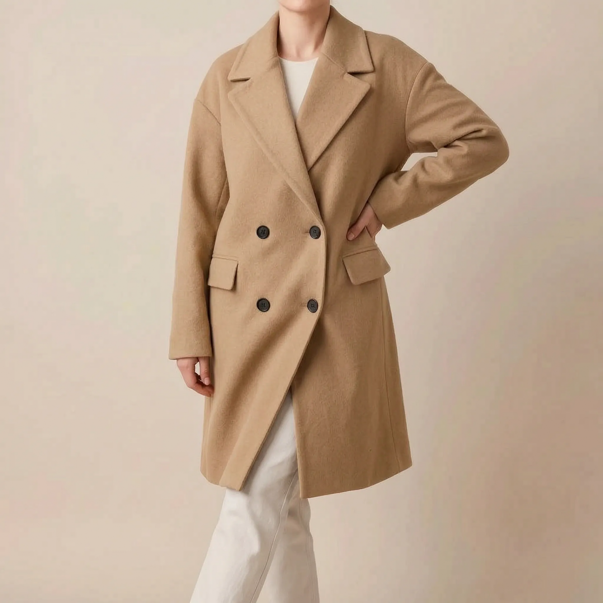 CityVibe | Klassischer Mittellanger Trenchcoat