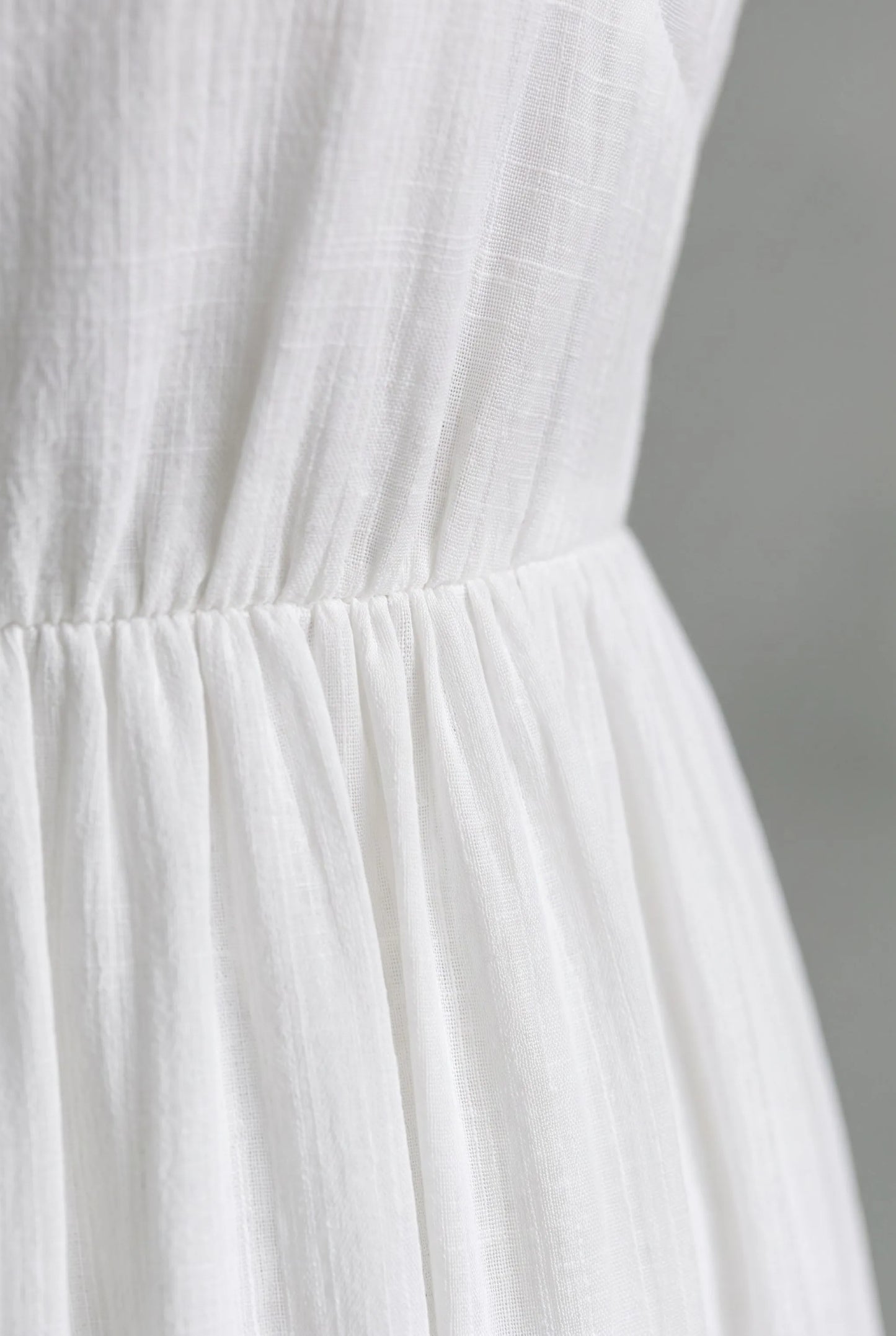 Clarisa | Elegantes Weißes Maxikleid