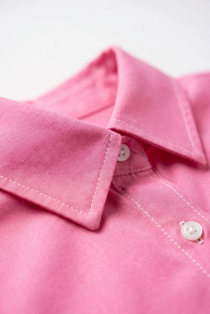 Clarise | Lockere Damenbluse Weiß Langarm