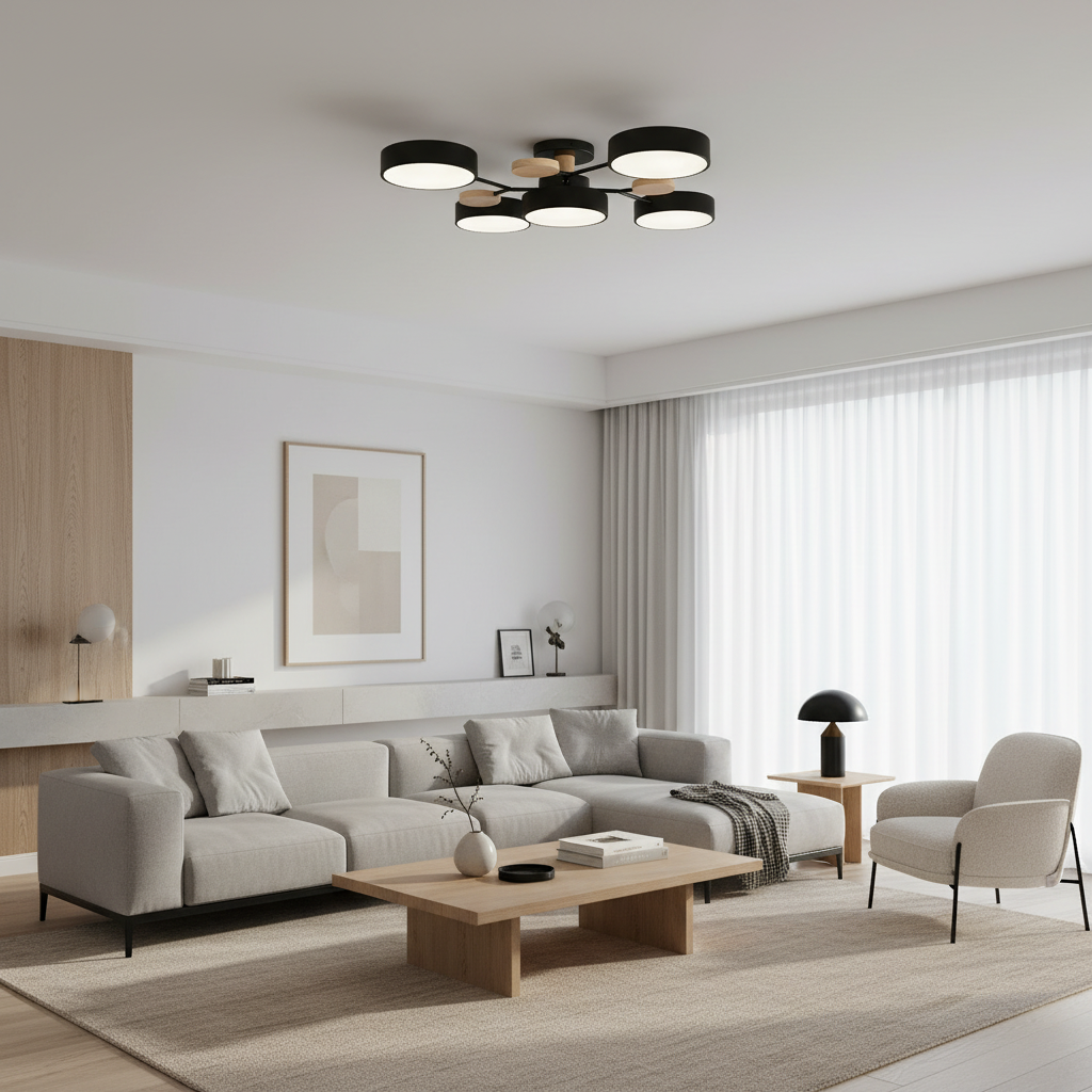 Clion Circa | Plafoniera LED Moderna Rotonda per Soffitto