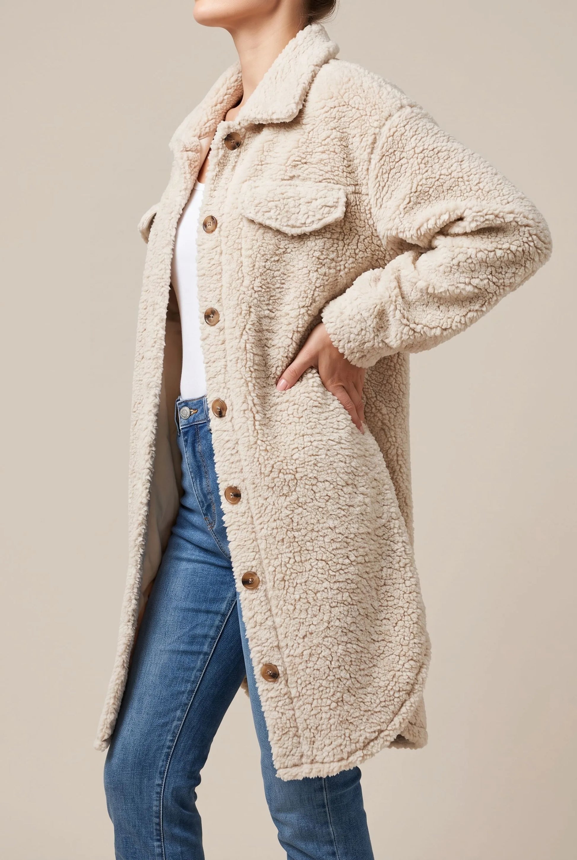 CloudCoat | Kuscheliger Teddy-Mantel