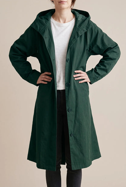 Coatavia | Lässiger Oversize Trenchcoat Mit Kapuze