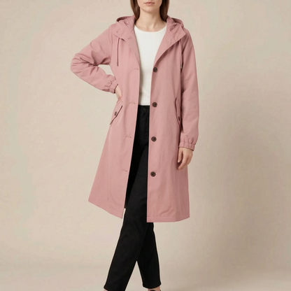 Coatavia | Lässiger Oversize Trenchcoat Mit Kapuze