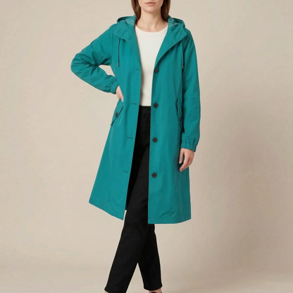 Coatavia | Lässiger Oversize Trenchcoat Mit Kapuze