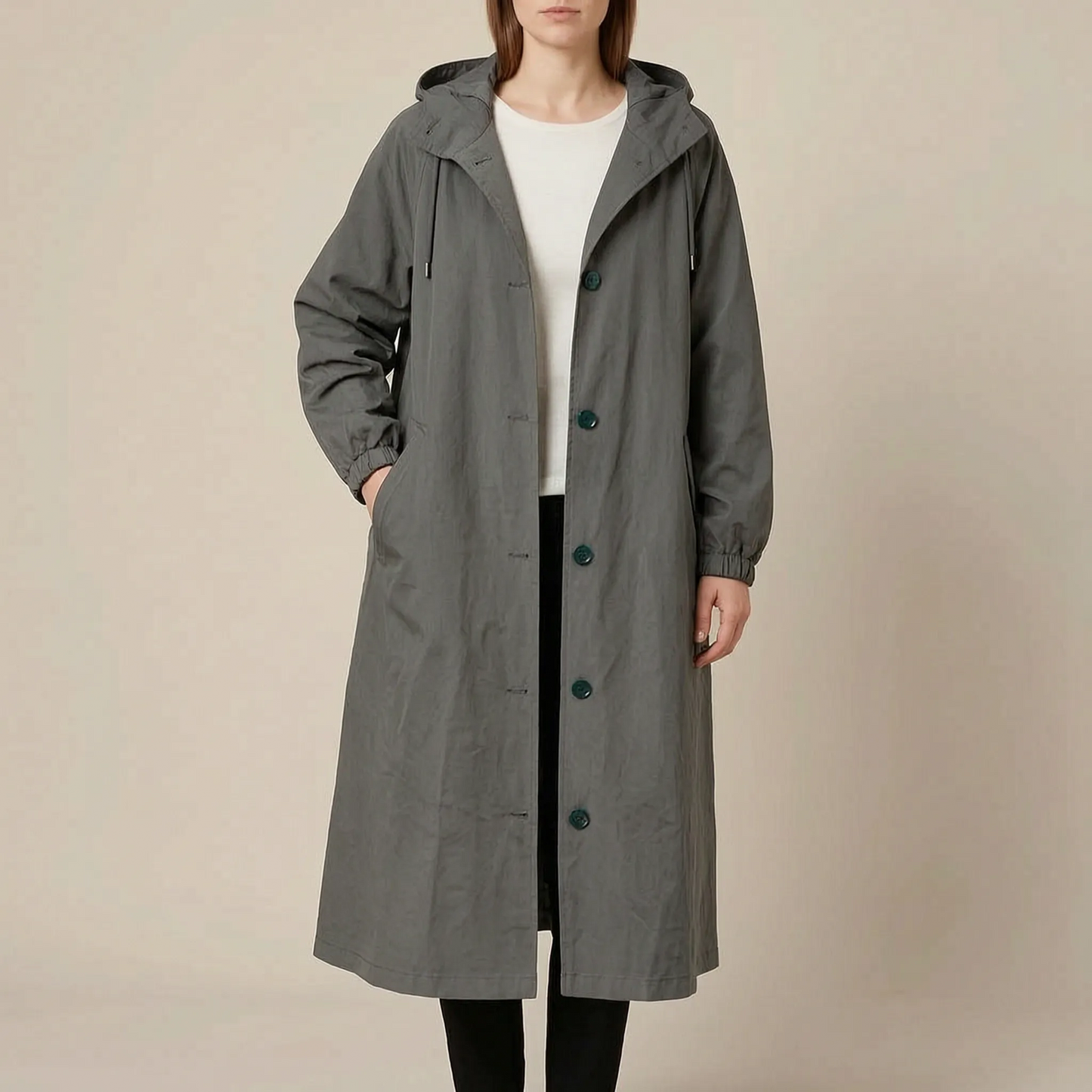 Coatavia | Lässiger Oversize Trenchcoat Mit Kapuze