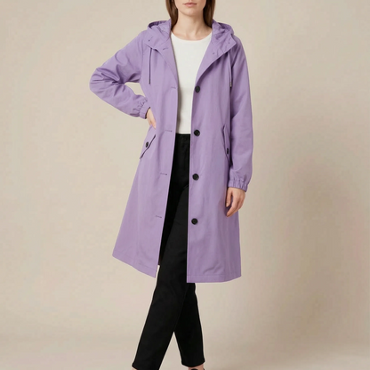 Coatavia | Lässiger Oversize Trenchcoat Mit Kapuze