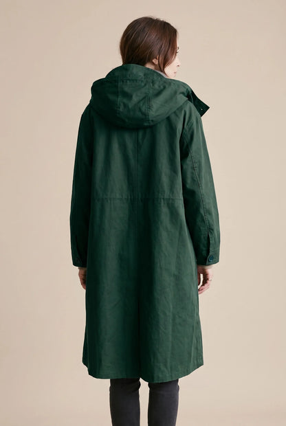 Coatavia | Lässiger Oversize Trenchcoat Mit Kapuze