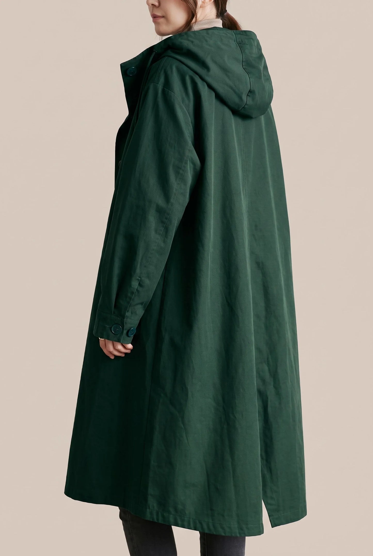 Coatavia | Lässiger Oversize Trenchcoat Mit Kapuze