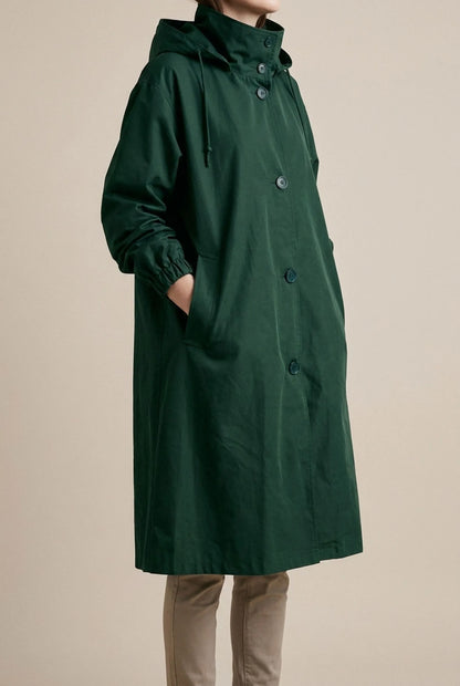 Coatavia | Lässiger Oversize Trenchcoat Mit Kapuze