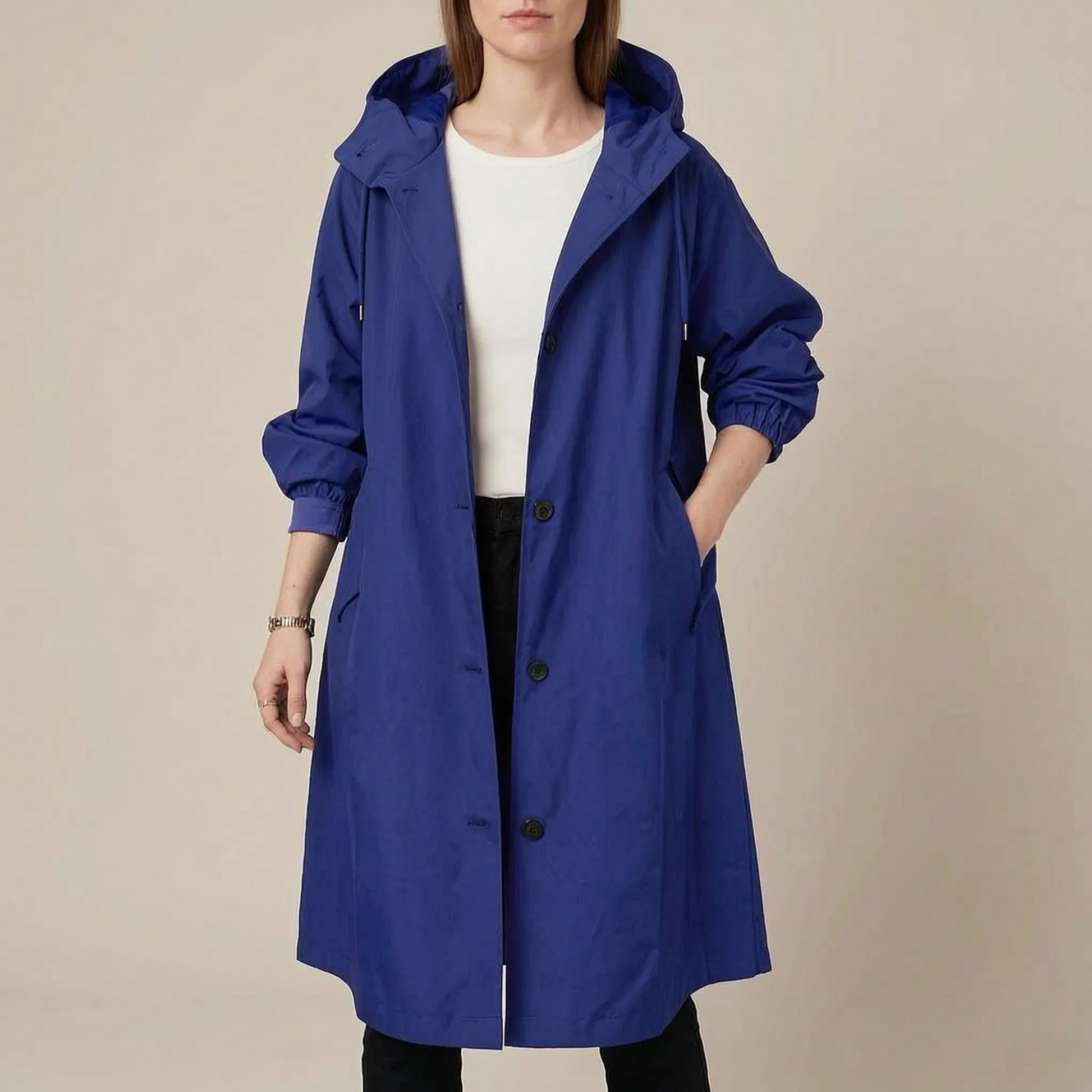 Coatavia | Lässiger Oversize Trenchcoat Mit Kapuze
