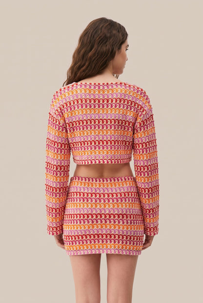 Colora | Zweiteiliges Set Mit Buntem Wellenmuster