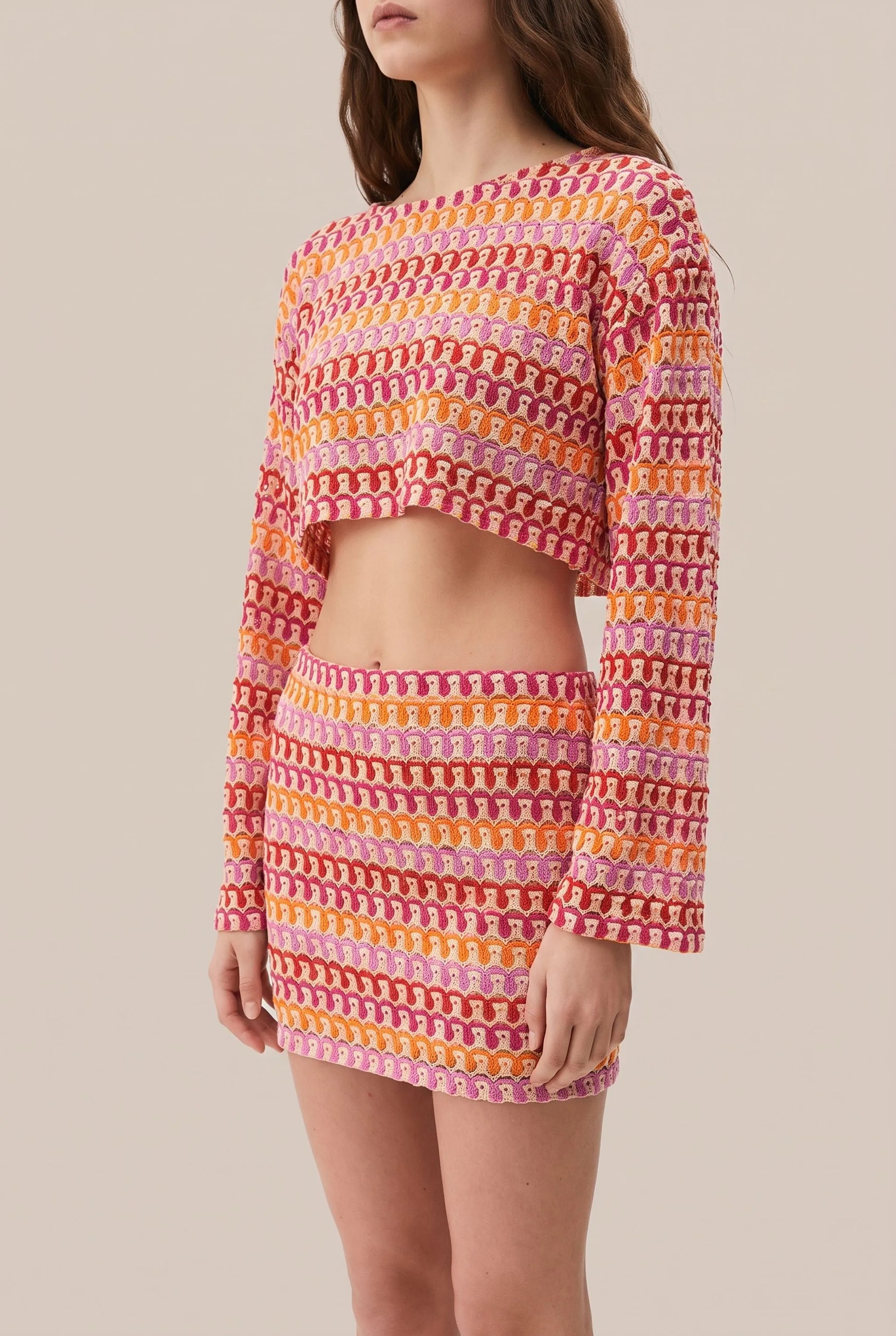 Colora | Zweiteiliges Set Mit Buntem Wellenmuster