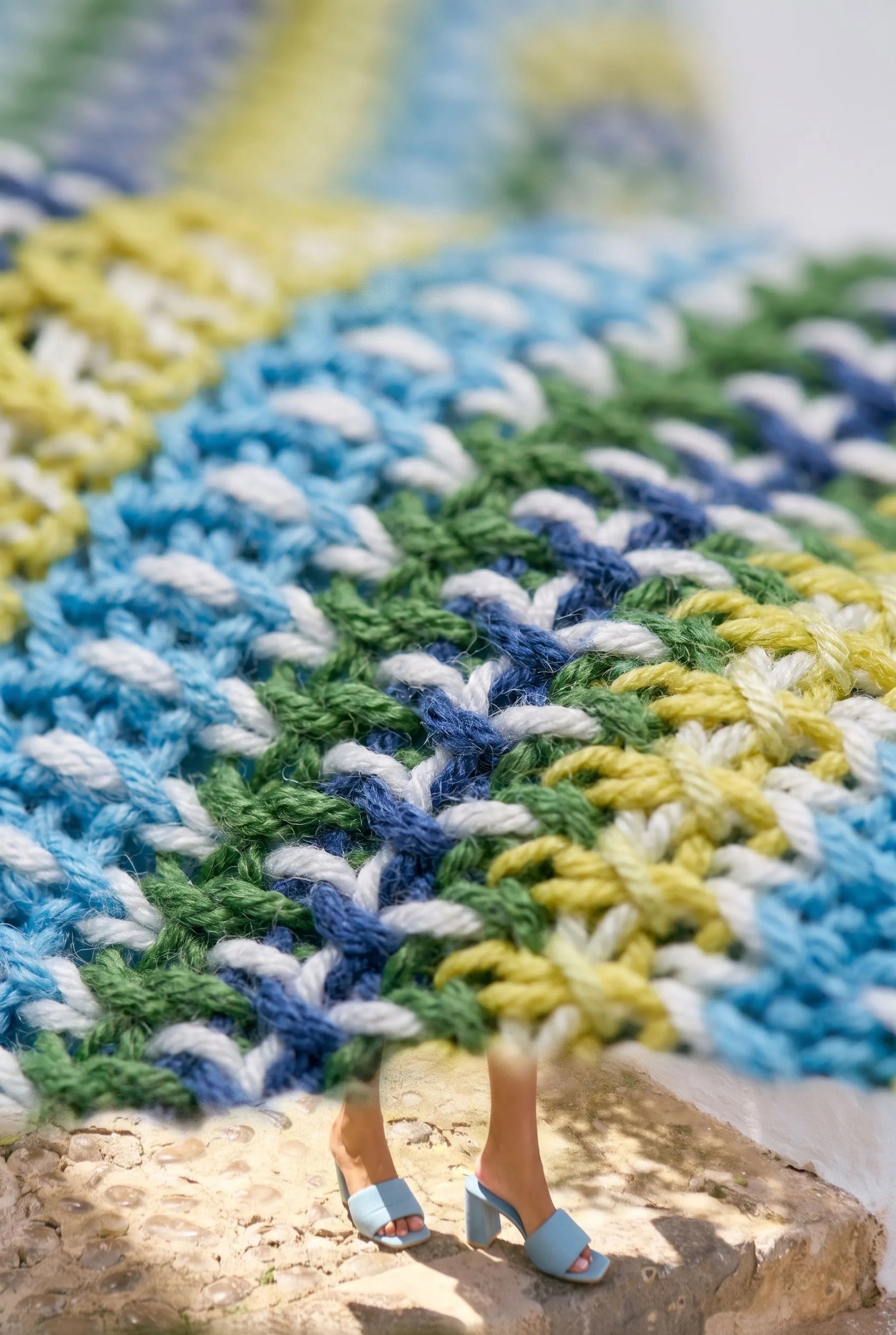 Colora | Zweiteiliges Set Mit Buntem Wellenmuster