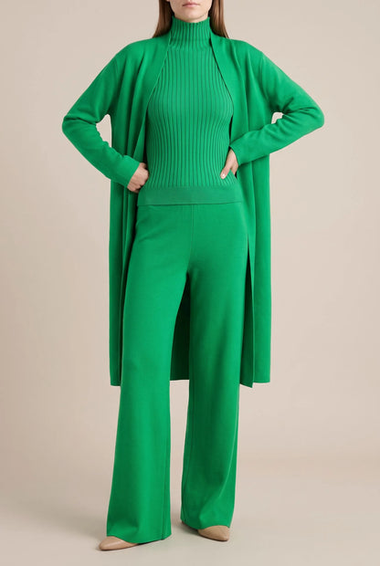 ComfyChic | Dreiteiliger Eleganter Strickanzug