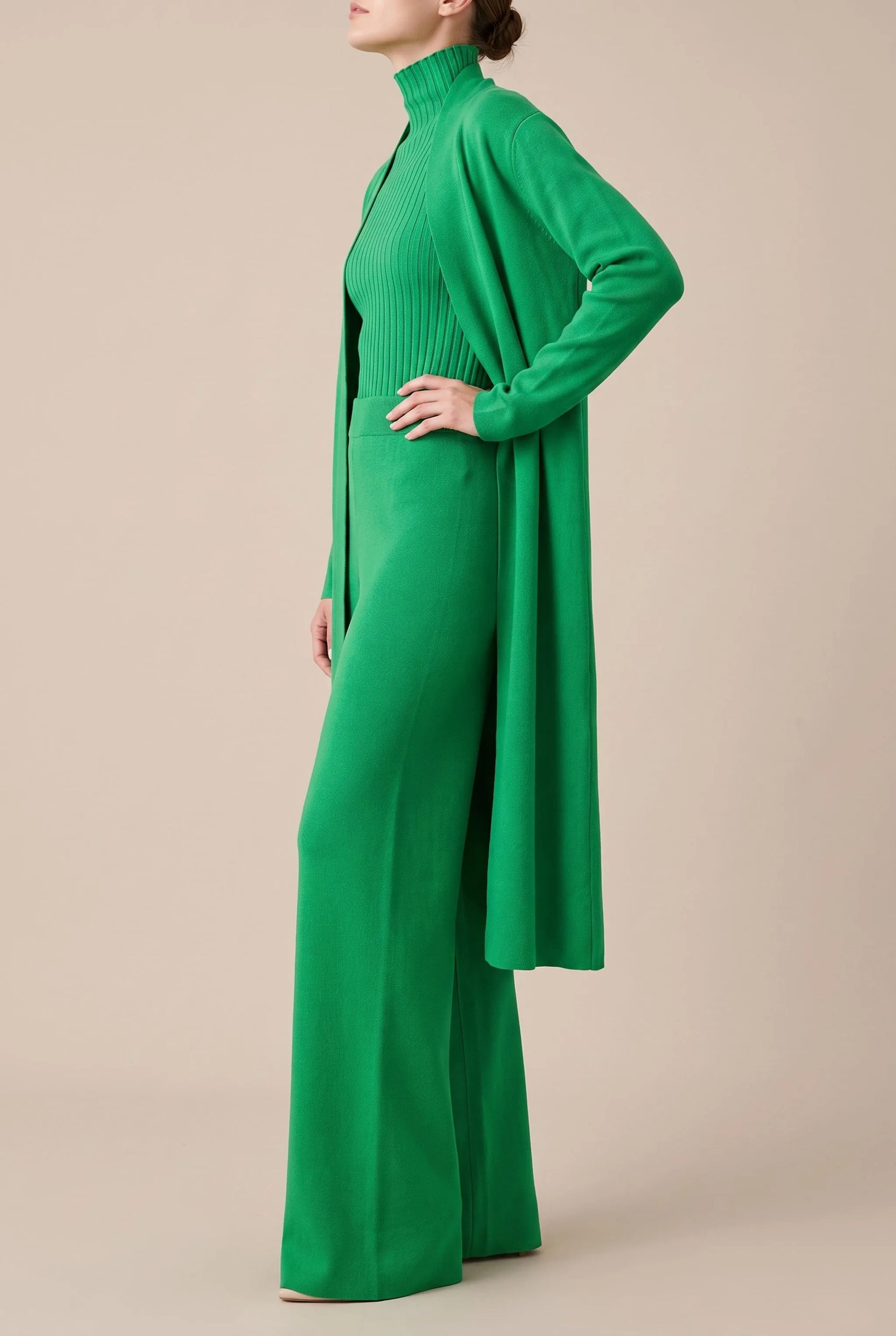 ComfyChic | Dreiteiliger Eleganter Strickanzug