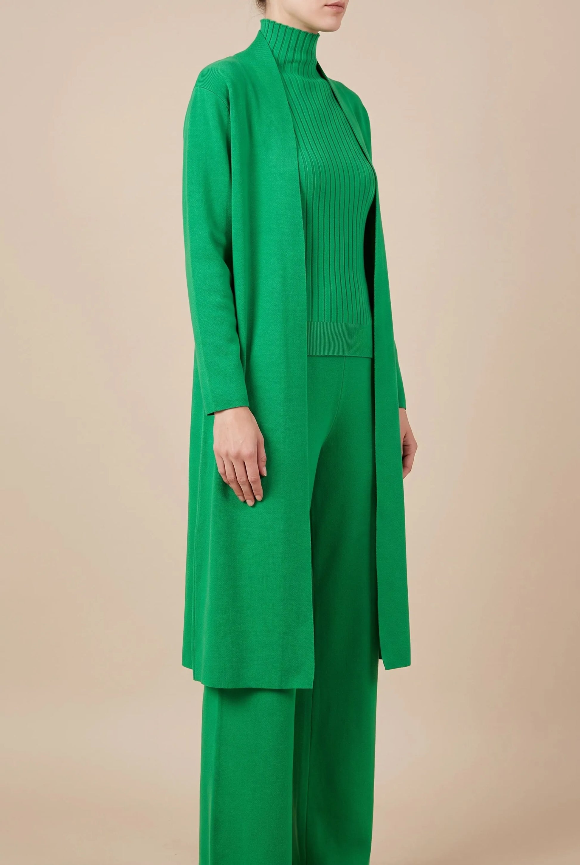 ComfyChic | Dreiteiliger Eleganter Strickanzug