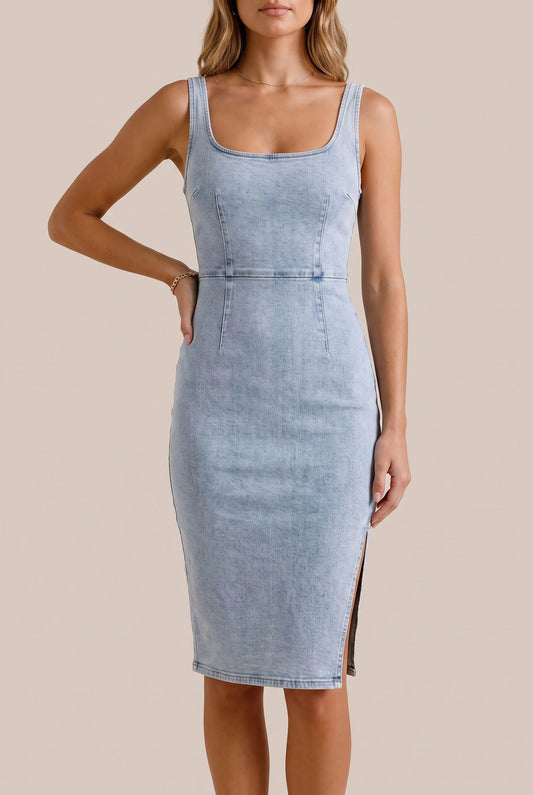 Contouris | Figurbetontes Ärmelloses Freizeitkleid