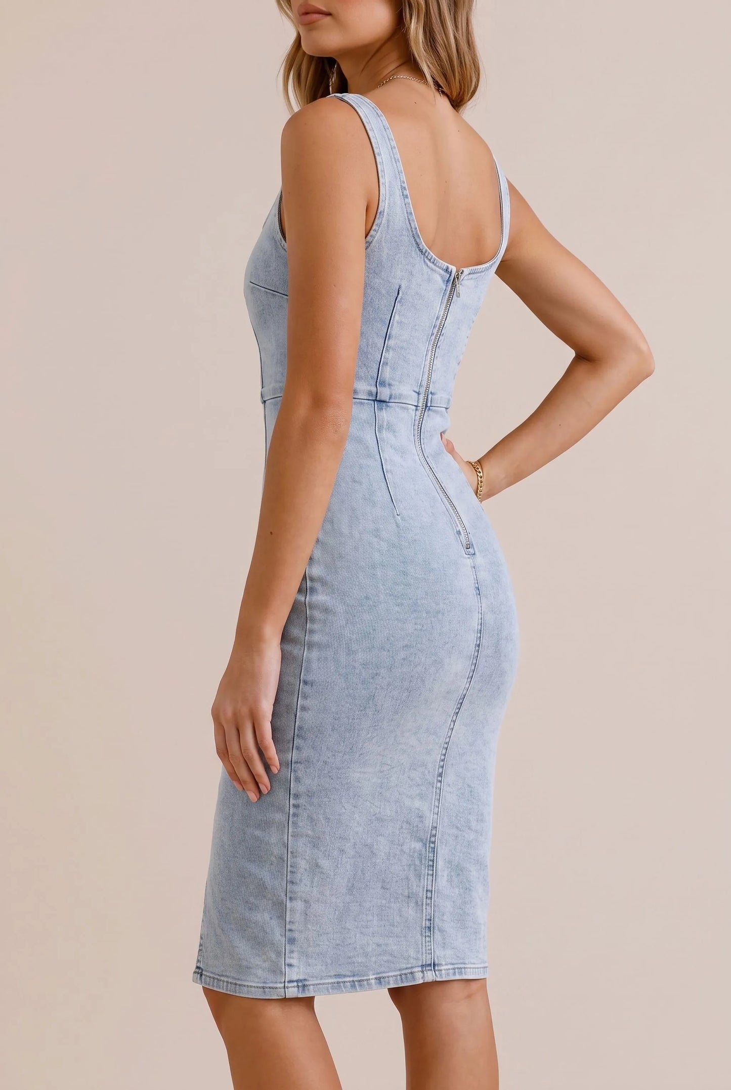Contouris | Figurbetontes Ärmelloses Freizeitkleid
