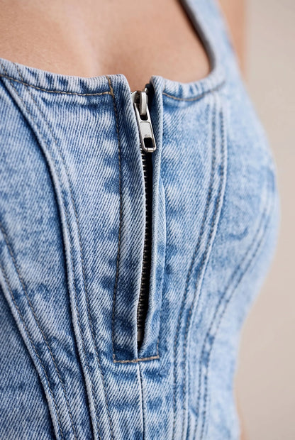 Contouris | Figurbetontes Ärmelloses Freizeitkleid