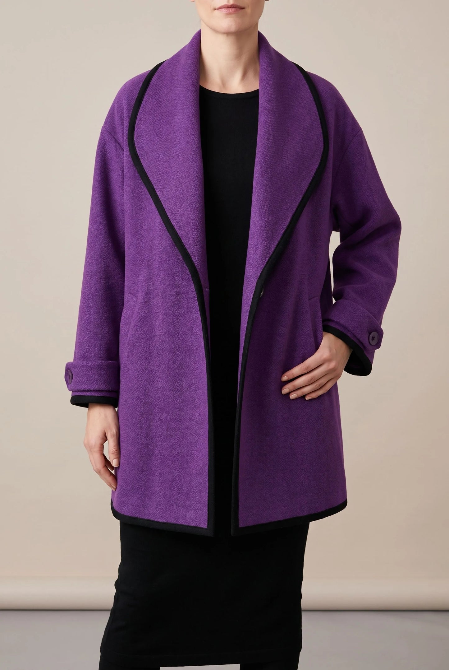 Cortala | Locker Geschnittener Damen Oversize Wintermantel